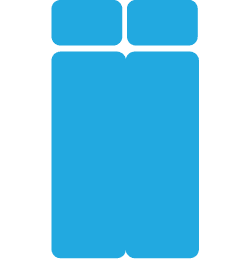 Split Queen Adjustable Bed Icon
