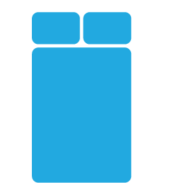 Double Adjustable Bed Icon