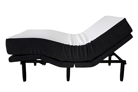 Split king adjustable bed with dual remotes for partners with different sleep positions