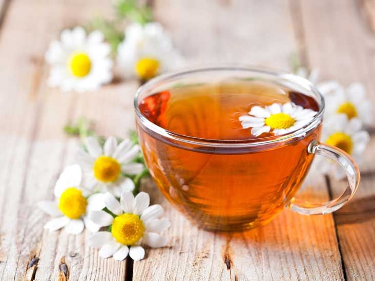chamomile tea before bed