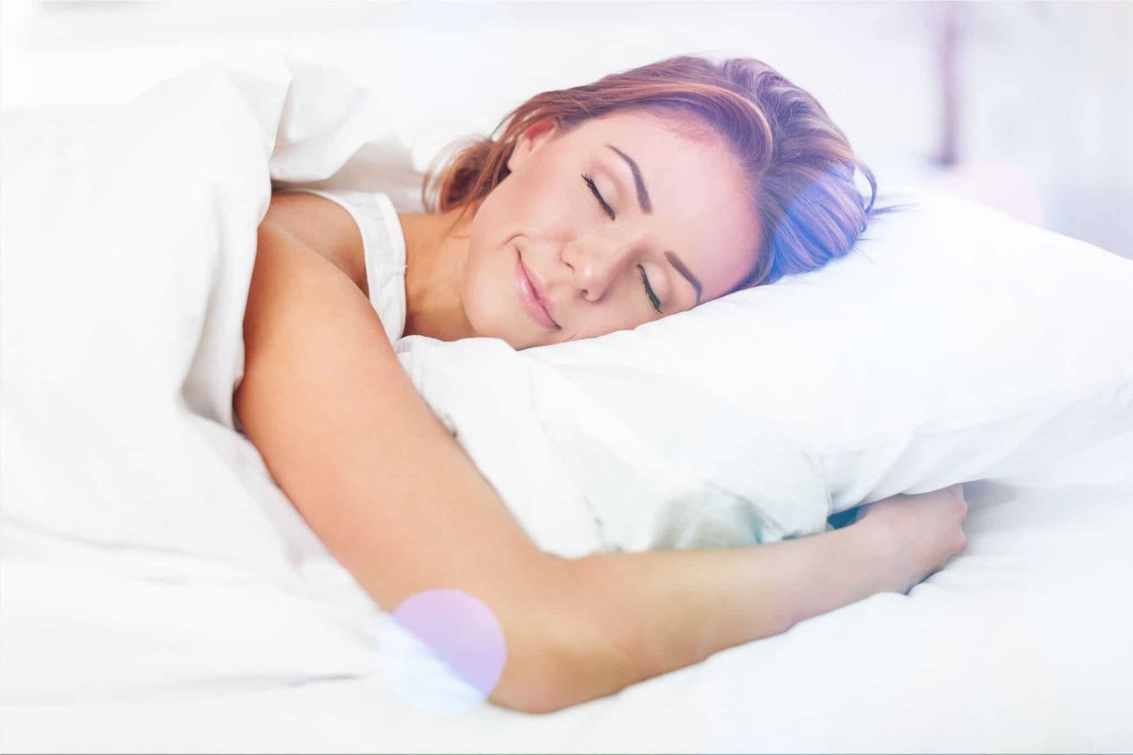 lady sleeping soundly on a Sophie Electric Bed