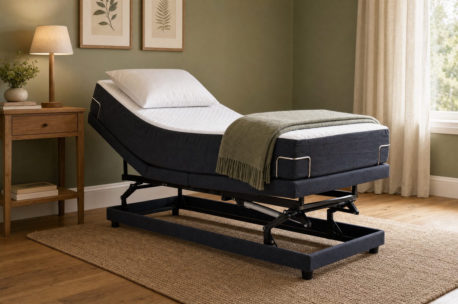 A Sophie HiLo Adjustable Bed made up in a Perth bedroom