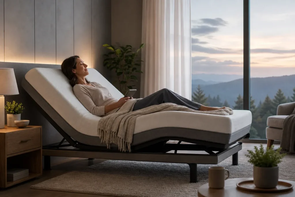 are adjustable beds good for your back listicle 00 feature image article 87959 cb17c39eedcaf00fb3bf electric adjustable bed