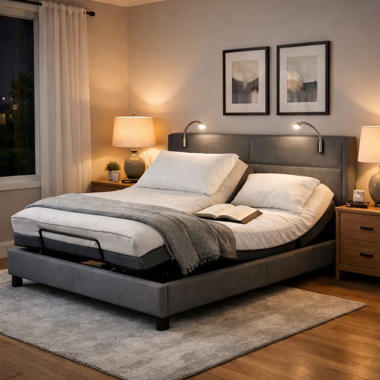 electric adjustable bed with built in reading light australia 1 electric adjustable bed